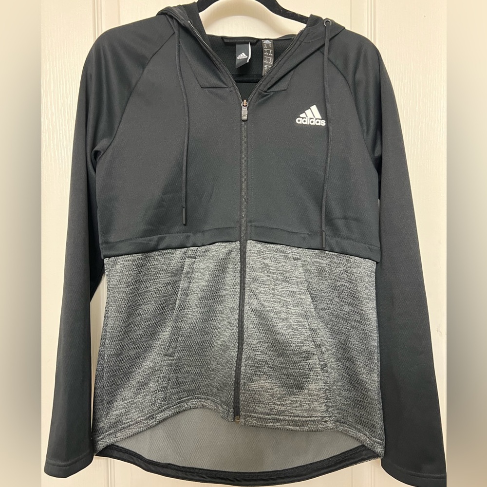 ADIDAS ZIP UP HOODIE